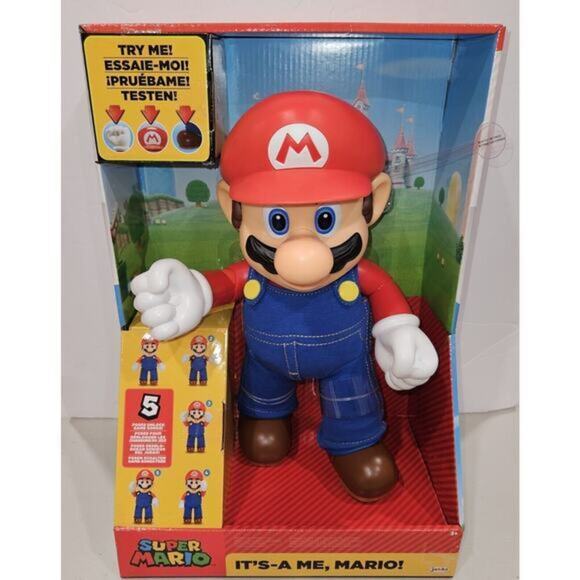 JAKKS Pacific Other - Super Mario It's-A Me, Mario! Talking 12 Inch Figure / Jakks / New!/ Great Gift!